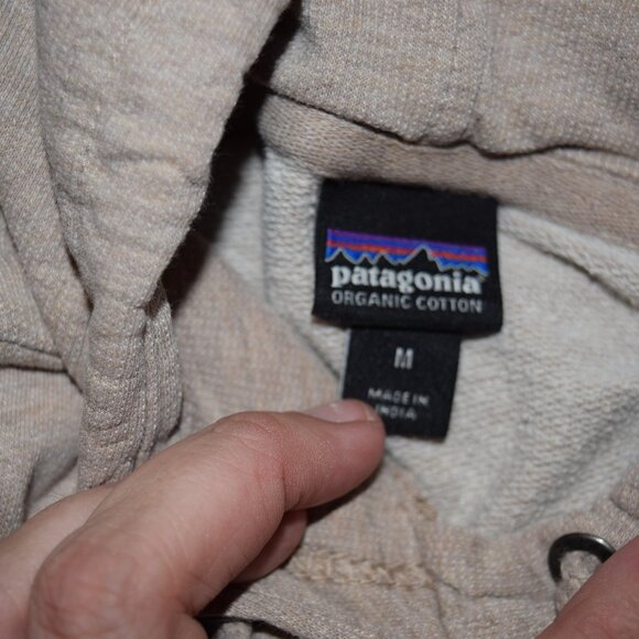 Patagonia Gray Hoodie with Purple and Orange Accents - Picture 3 of 7